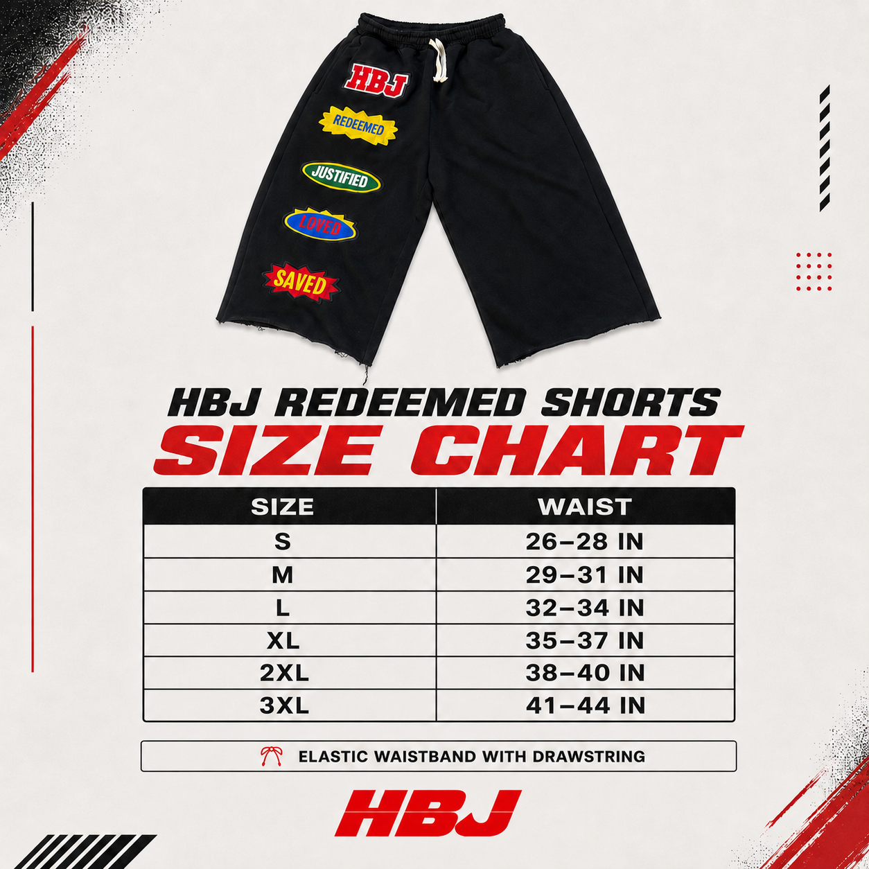 PRE-order HBJRedeemed Shorts